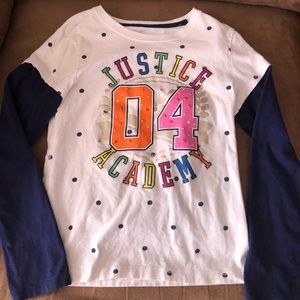 Justice long-sleeve shirt